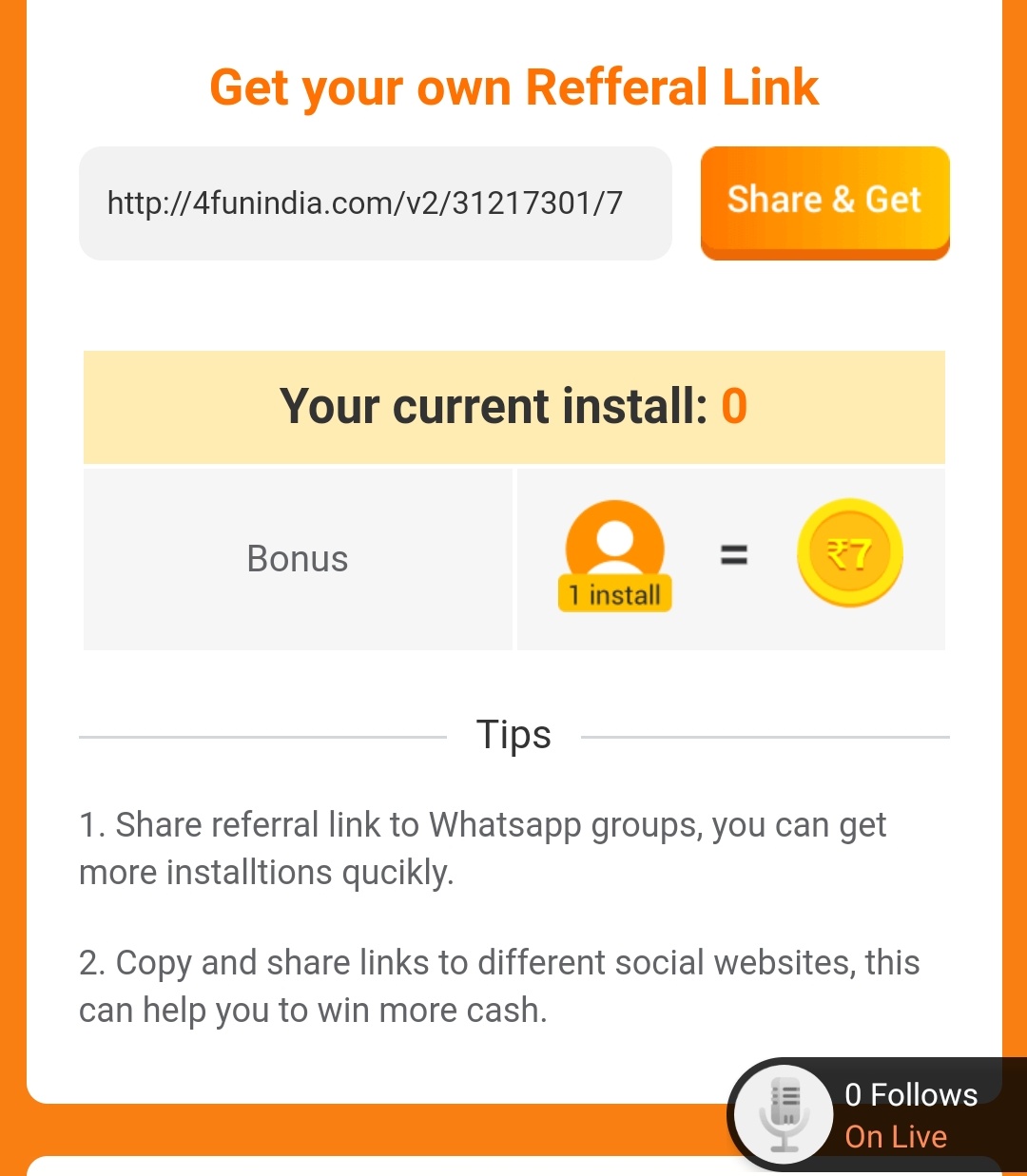 4Fun App : Refer and Earn Rs. 50 Free Paytm Cash