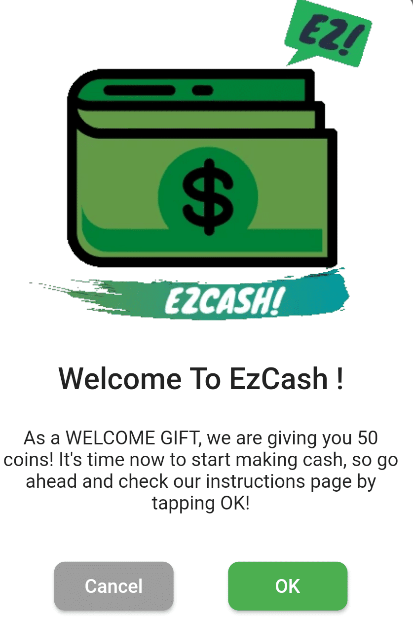EzCash Sign Up Bonus
